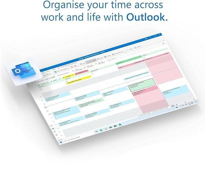 Microsoft Outlook – Zeitmanagement für Arbeit und Privatleben mit integriertem Kalender | E-Mail- und Terminverwaltung für Windows