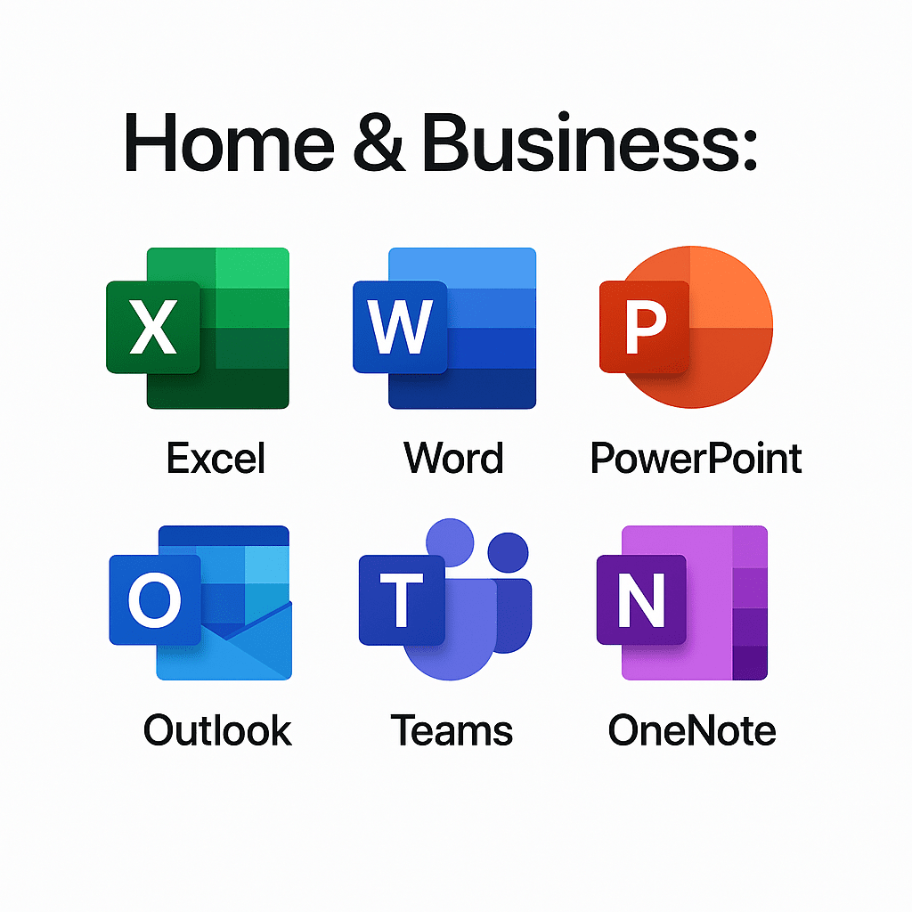 Microsoft Office für Mac (macOS) 2024 I Home & Business I Dauerlizenz