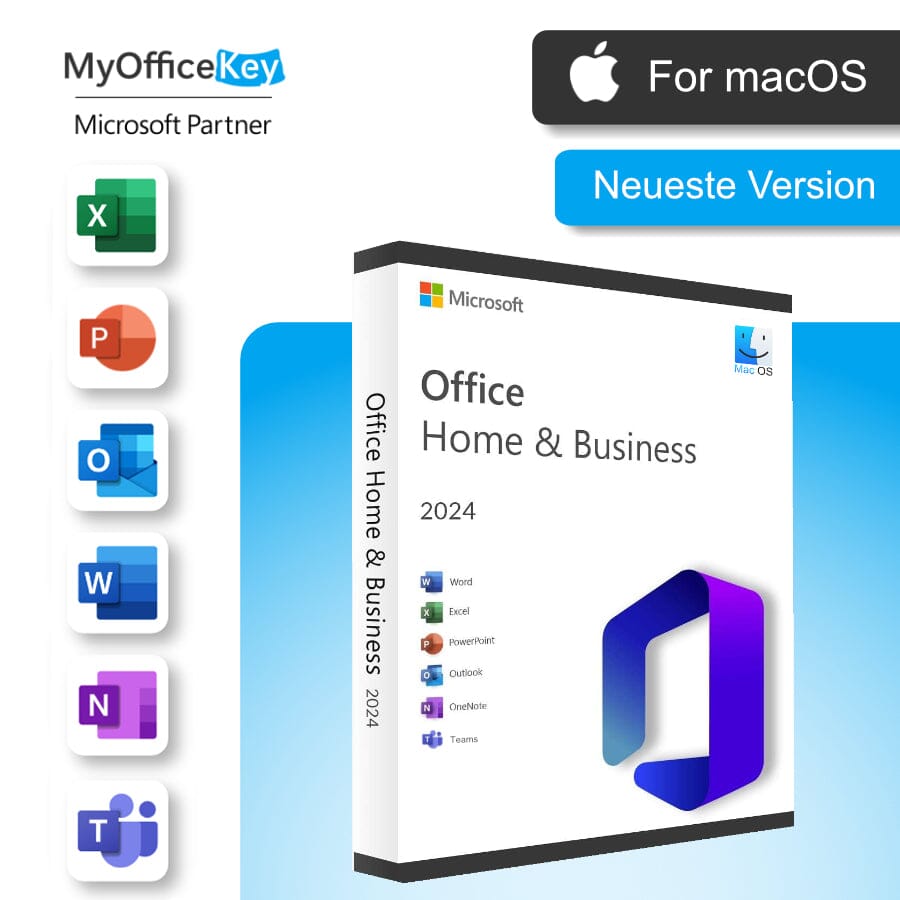 Microsoft Office für Mac (macOS) 2024 I Home & Business I Dauerlizenz