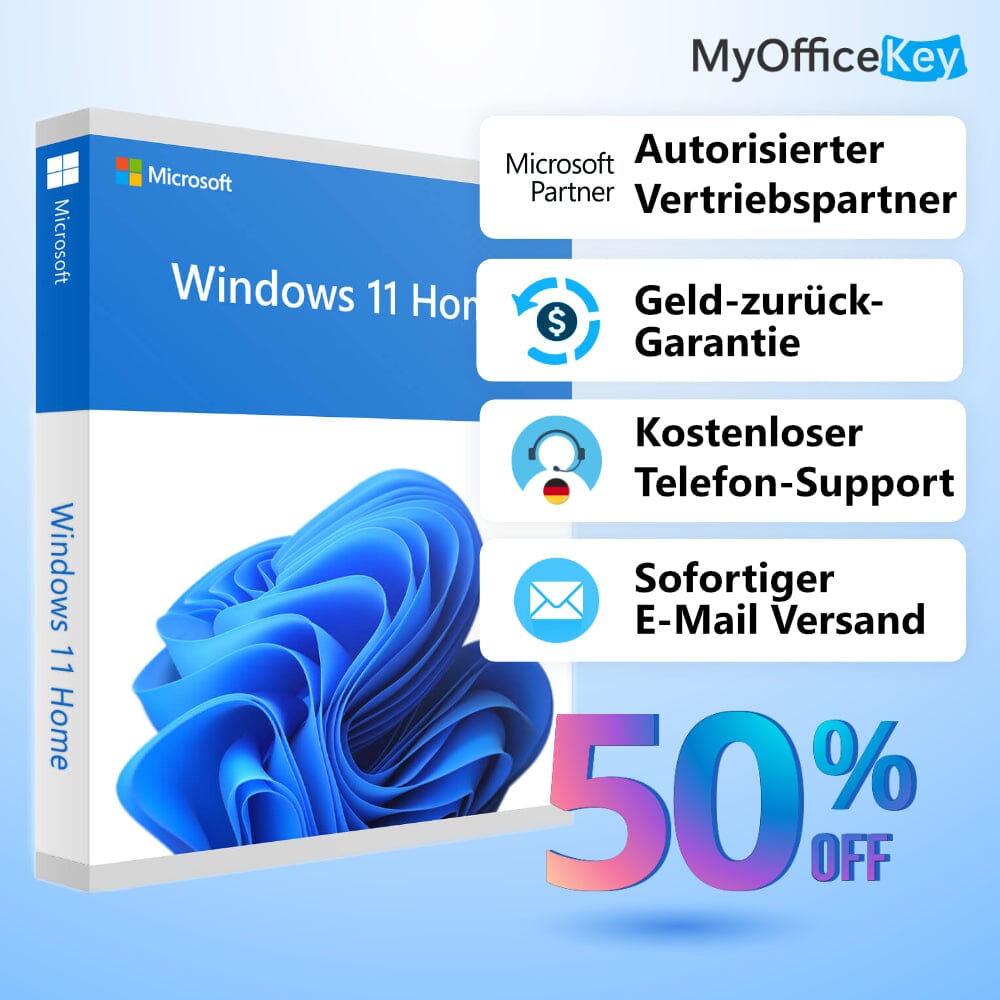 Microsoft Windows 11 Home I Dauerlizenz (32/64 Bit)