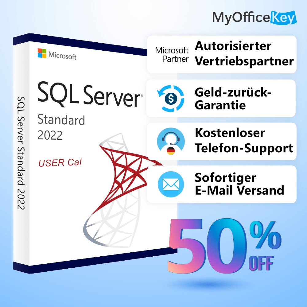 SQL Server 2022 Standard - 1 User CAL