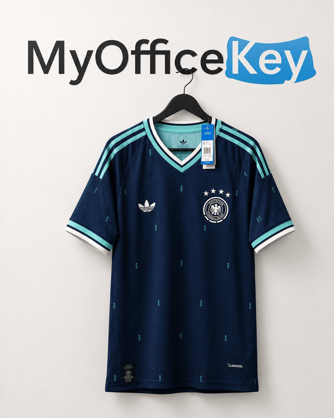 Deutschland Trikot Retro Navy – WM Aktion