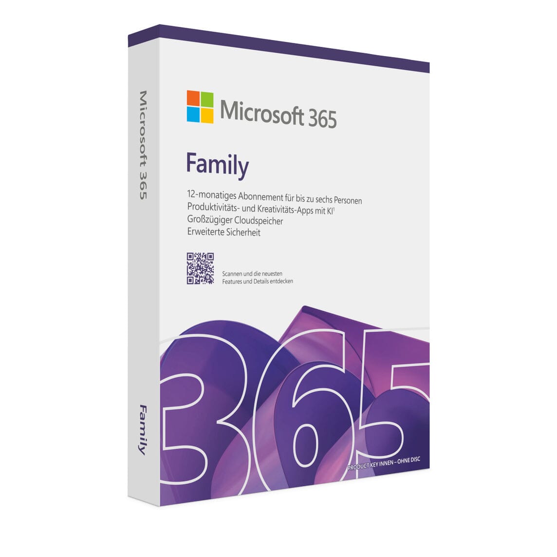 Microsoft 365 Family (6 User / 1 Jahr / 6TB OneDrive) PC/MAC/Ipad