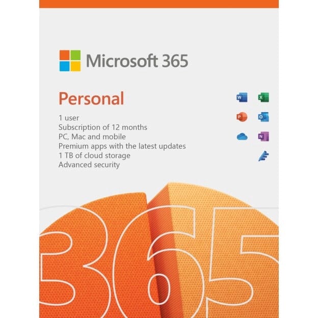 Microsoft 365 Personal (1 User / 1 Jahr) PC/MAC/Ipad