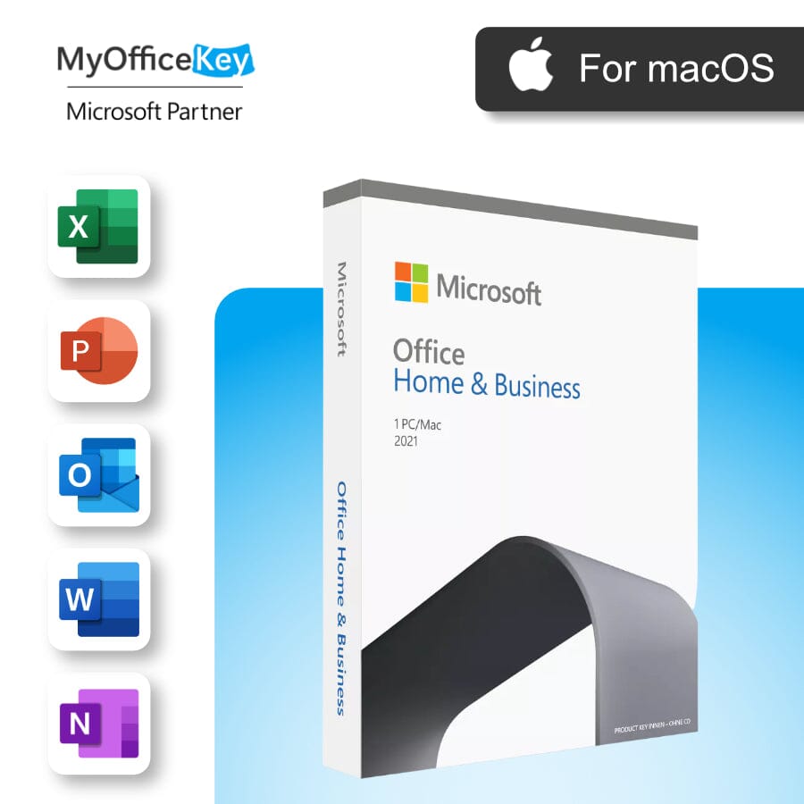 Microsoft Office 2021 Home and Business | für MAC (reinstallierbar)