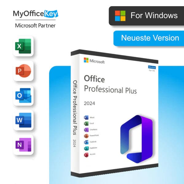 Microsoft Office 2024 I für Windows I Professional Plus Dauerlizenz