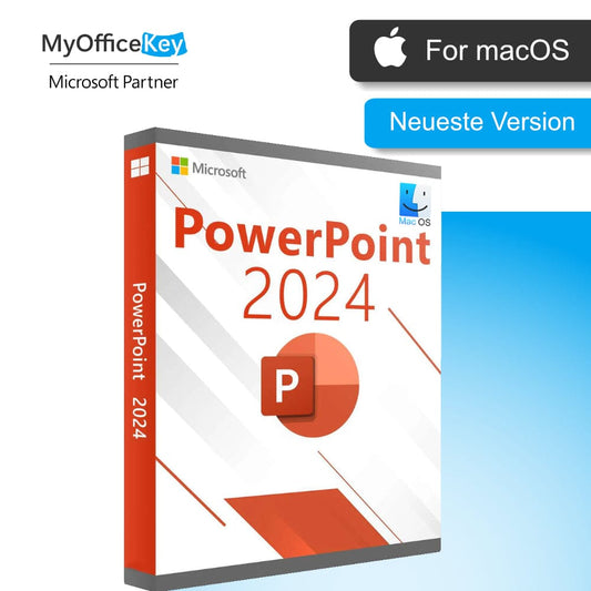 Microsoft Powerpoint für Mac (macOS) 2024 I Dauerlizenz I Sofort Download