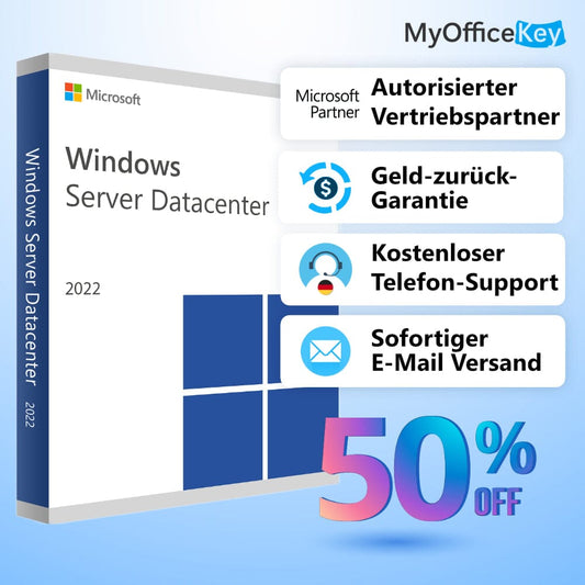 Windows Server 2022 Datacenter - Download & Produktschlüssel